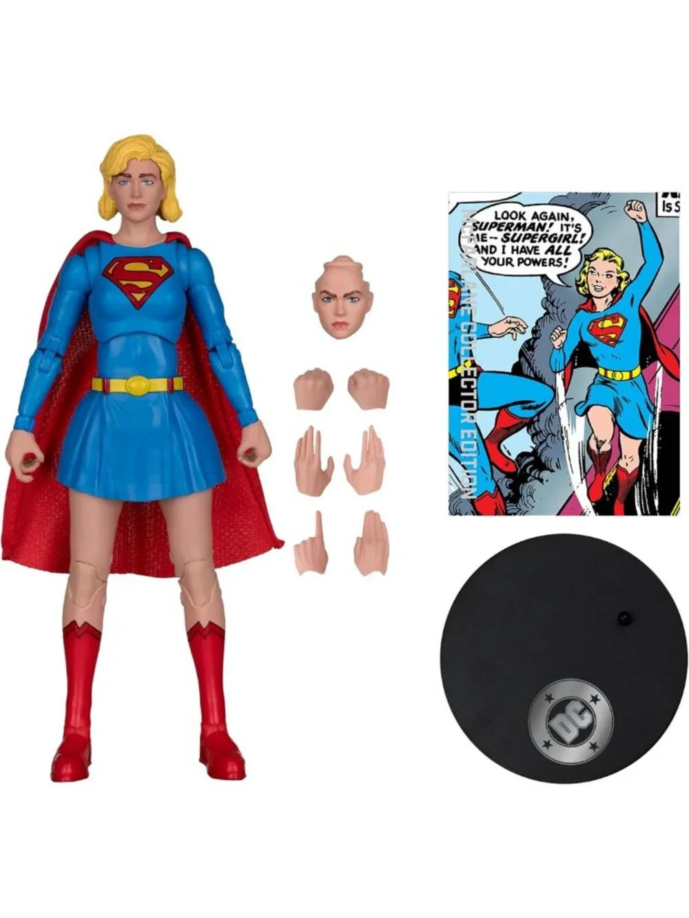 Supergirl 7in Action Figure - DC Multiverse Collector Edition, Heroic Toy for
